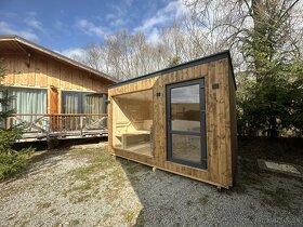 Prémiová vonkajšia záhradná sauna - 2