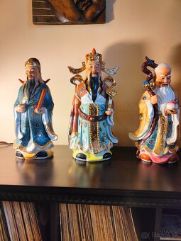3 čínske sochy porcelán - 2