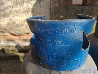 Propán butánové flaše. 3 kusy prázdné - 2