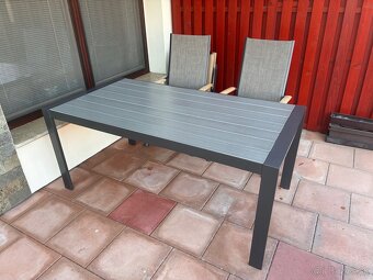 Hliníkový záhradný stôl 176x90 - 2