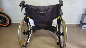 invalidny vozík XXL 59cm pre širšie ťažšie postavy do 200kg - 2