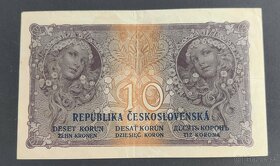 Bankovky 1.ČSR 10Kč 1919 - 2