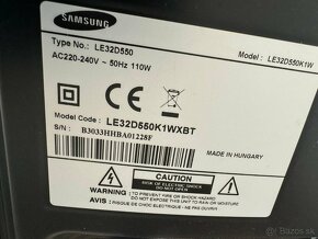 Predaj televízoru Samsung model LE32D550K1 a pračky Fagor - 2