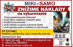 ČISTENIE PREPLACH PODLAHOVÉHO/USTREDNEHO KÚRENIA - 2