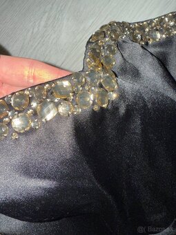 new look london black crystal damske spolocenske saty - 2