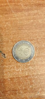 Minca stickman 2€ Francúzsko rok razby: 1999 - 2009 - 2