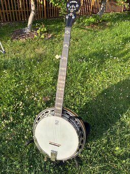 Predám 5 strunové banjo Deering Deluxe - 2
