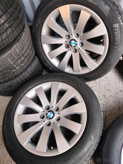4ks alu disky orig. BMW 5x120 R18 + snimače tlaku - 2