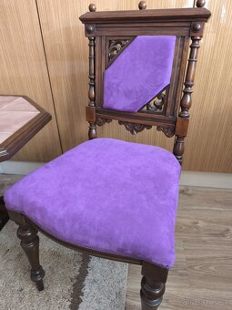 Predám starozitné stolicky a konf. stolík - 2