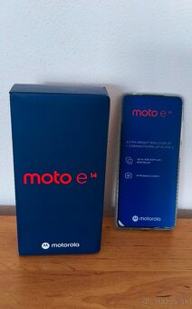 Motorola E14; 6,56“ IPS HD+ LCD; 64GB; Android 14, NOVÝ - 2