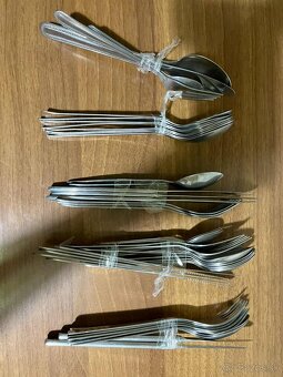 Príbory - rôzne dizajny, rôzne počty - 2