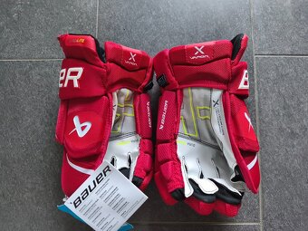 Rukavice BAUER Hyperlite 14" červené - 2