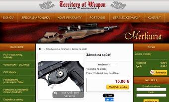Zámok na spúšť pistol revolver - 2
