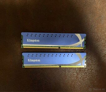 Predám 2×4 GB DDR3 RAM Kingston HyperX 1600 MHz CL9 - 2
