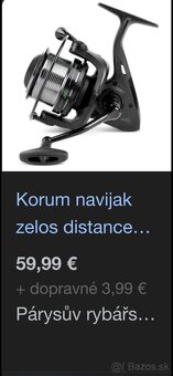Korum set - navijaky, udice, signalizatory NGT - nevyužité - 2