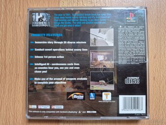 Predám hru na PS1 Hidden & Dangerous - 2