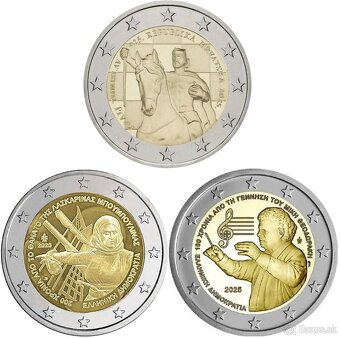 Euromince z roku 2025 - 2