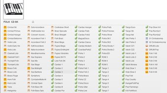 Folk Pack CZ-SK - Yamaha Genos1/2 (SX serie -Tyros serie) - 2