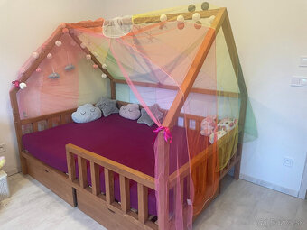 Montessori domčeková detská posteľ - 2