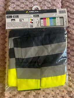 Reflexné pracovné kraťasy XL - 2