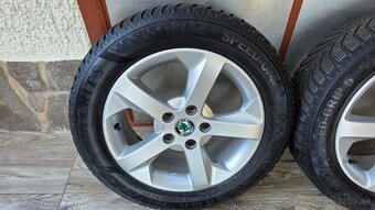 Predám zimnú sadu 5x112 /205/55 r16 Semperit - 2