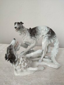 Rosenthal psy chrti porcelánová soška
 - 2