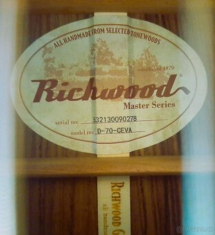 SG - EPIPHONE , Richwood Master D-70-GEVA - 2