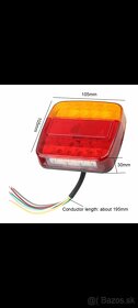 Led zadne svetlá privesny vozik traktor - 2