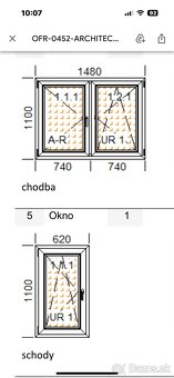 Použité, zachovalé plastové okna a vchod dvere - 2