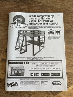 Detská vysoká posteľ - 2