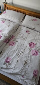 Bavlnené 4-dielné kvetinové obliečky - 2