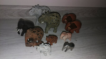 ✅ Dekoračné sošky slonov - rôzny materiál, veľkosť ✅ - 2