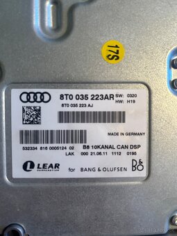 Zosilnovac Bang & Olufsen audi a4 b8 a5 - 2