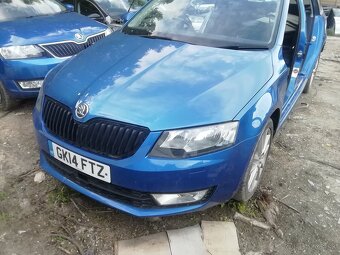 Predám prednu časť škoda octavia 3 modra - 2