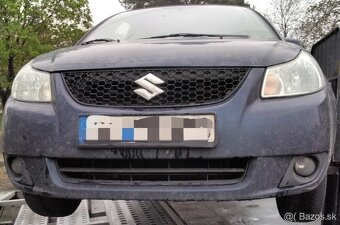 SUZUKI SX4 1.6 2008 predám PREDNý NÁRAZNÍK MOTOR M16A, DVERE - 2