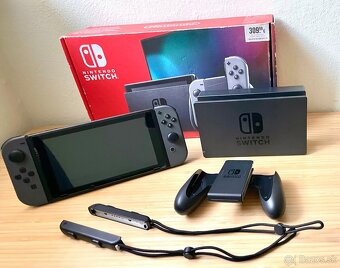 Nintendo Switch + originál krabica a príslušenstvo - 2