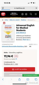 Advanced english for medical students LF UK - 2
