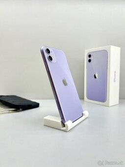 iPhone 11 PURPLE TOP STAV NOVÁ BATÉRIA - 2
