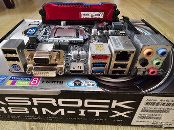 ASROCK H81M-ITX + i5 4460 + 12GB RAM DDR3 - 2