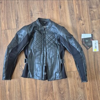 Kožená bunda moto rst +doplnky - 2