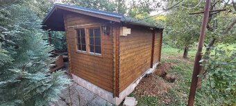 Rozmontovateľna záhradná chatka, 23m2 - 2