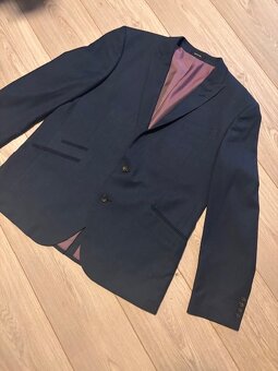 Tmavomodré sako SLIM FIT - 1x použité TOP STAV - 2