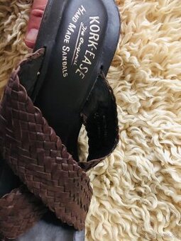 🤎 🤎 Jedinečné Ručne Vyrábané Sandále KORK-EASE (Wedge, 11. - 2