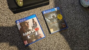 Sony Playstation 4 slim 500GB + joypad + hry - 2