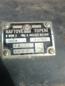 Kúrenie -bufik  12 V - 2