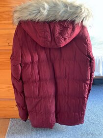 Zimná bunda Siksilk puff parka burgundy - 2