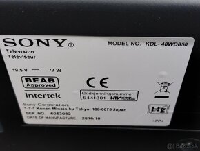 Sony Bravia KDL 48WD650 - 2