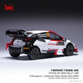 Modely Toyota GR Yaris Rally 1:18 IXO - 2