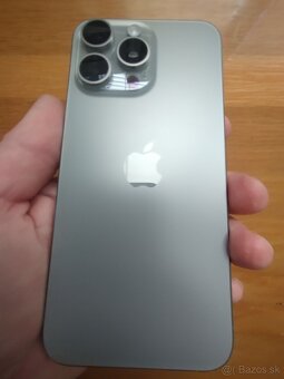 iPhone 15 pro max 256GB prírodný titán - 12 mes. záruka - 2
