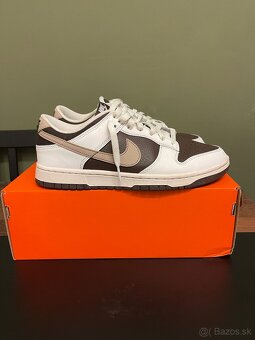 Nike dunk low baroque brown + crease guard white veľkosť L - 2